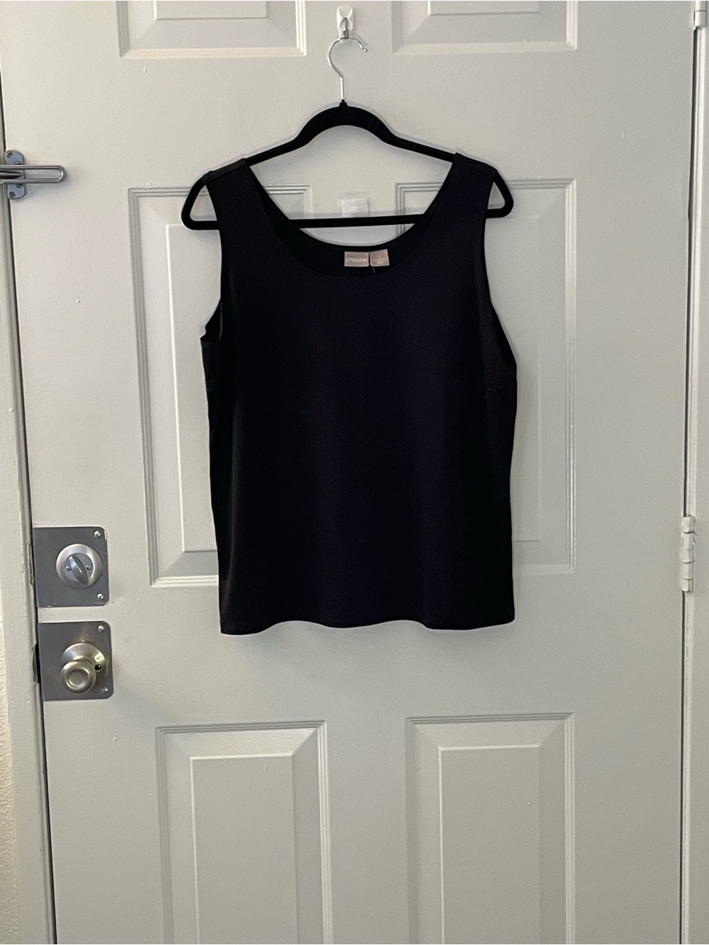 Chico's Black Scoop Neck Tank